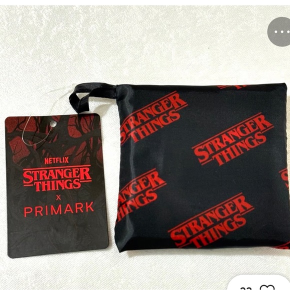 Primark Handbags - Stranger Things x Primark Black Foldaway Bag